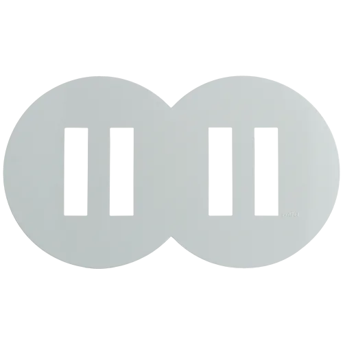 Plaque Double Horizontale ½ - 0 - ½ Module Siza Vieira