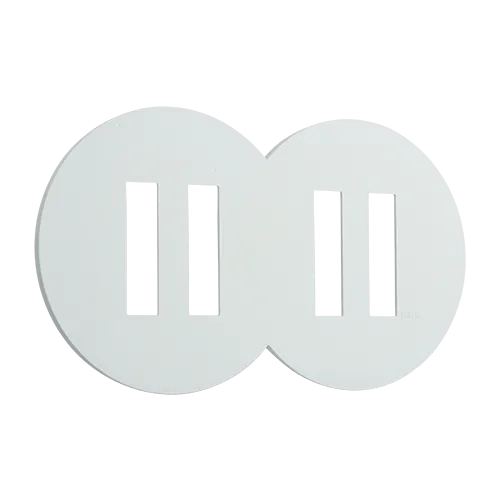 Plaque Double Horizontale ½ - 0 - ½ Module Siza Vieira