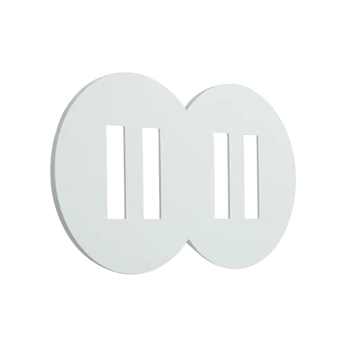 Plaque Double Horizontale ½ - 0 - ½ Module Siza Vieira