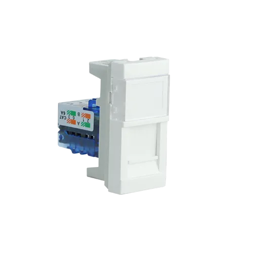 Módulo com Conetor RJ45 Cat. 6A UTP - 1 Módulo