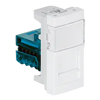 Módulo com Conetor RJ45 Cat. 6A UTP - 1 Módulo