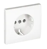 ENJ P/PRISE SCHUKO A/PROT BLANC