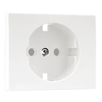 TAPA C/PROTECCIÓN P/BASE SCHUKO ROJO