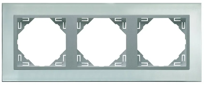 PLAQUE TRIPLE INOX/ALUMINE