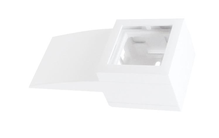 Q45 Lateral Adapter for 75x20 Trunking