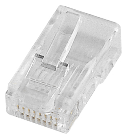 Fiche RJ45 UTP 8 Contacts (non blindée)