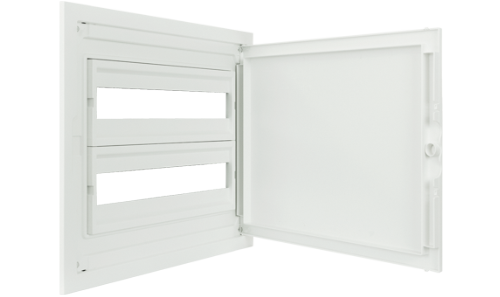 Interior e Porta para Quadro Distribuição de Baixo Perfil - 40 MÓDULOS (2x20)