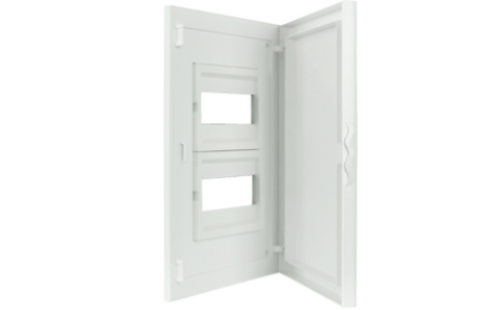 Interior Fitting and Door for Flush Mounting Panelboard - 16 Modules (2x8)