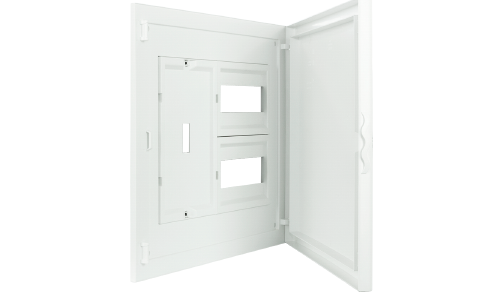 Interior Fitting and Door for Flush Mounting Panelboard - 16 Modules (2x8)+RCD