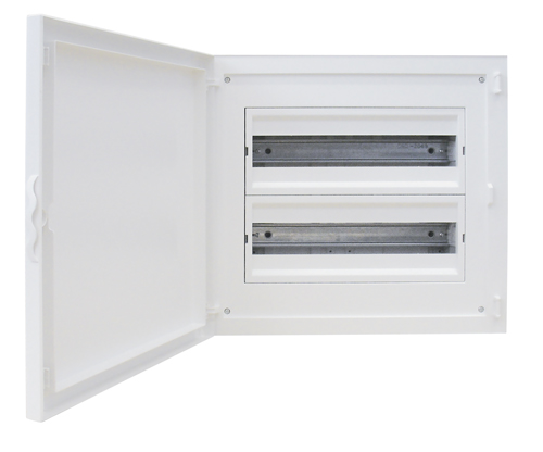 Complete Flush Mounting Distribution Panelboard - 32 Modules (2x16)