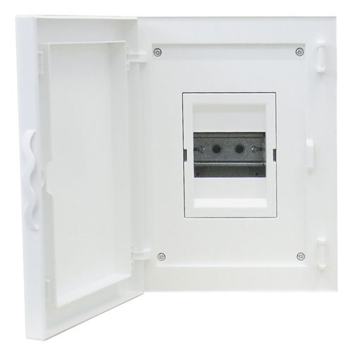 Complete Flush Mounting Distribution Panelboard- 4 Modules (1x4)