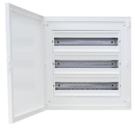 Complete Flush Mounting Distribution Panelboard - 60 Modules (3x20)