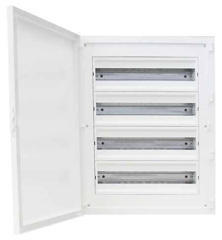 Complete Flush Mounting Distribution Panelboard - 80 Modules (4x20)