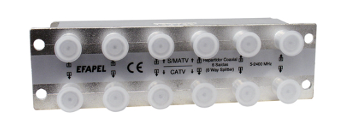 Répartiteur Coaxial 2x6 Sorties