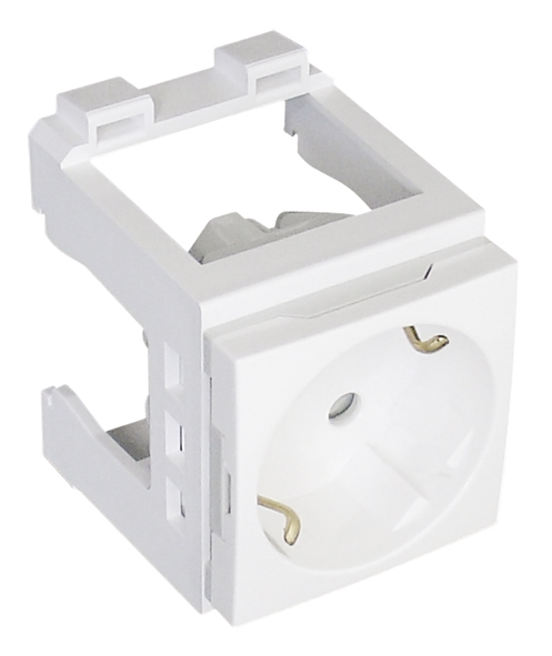 Earth Socket (Schuko Type) with Blockage and Signal Light